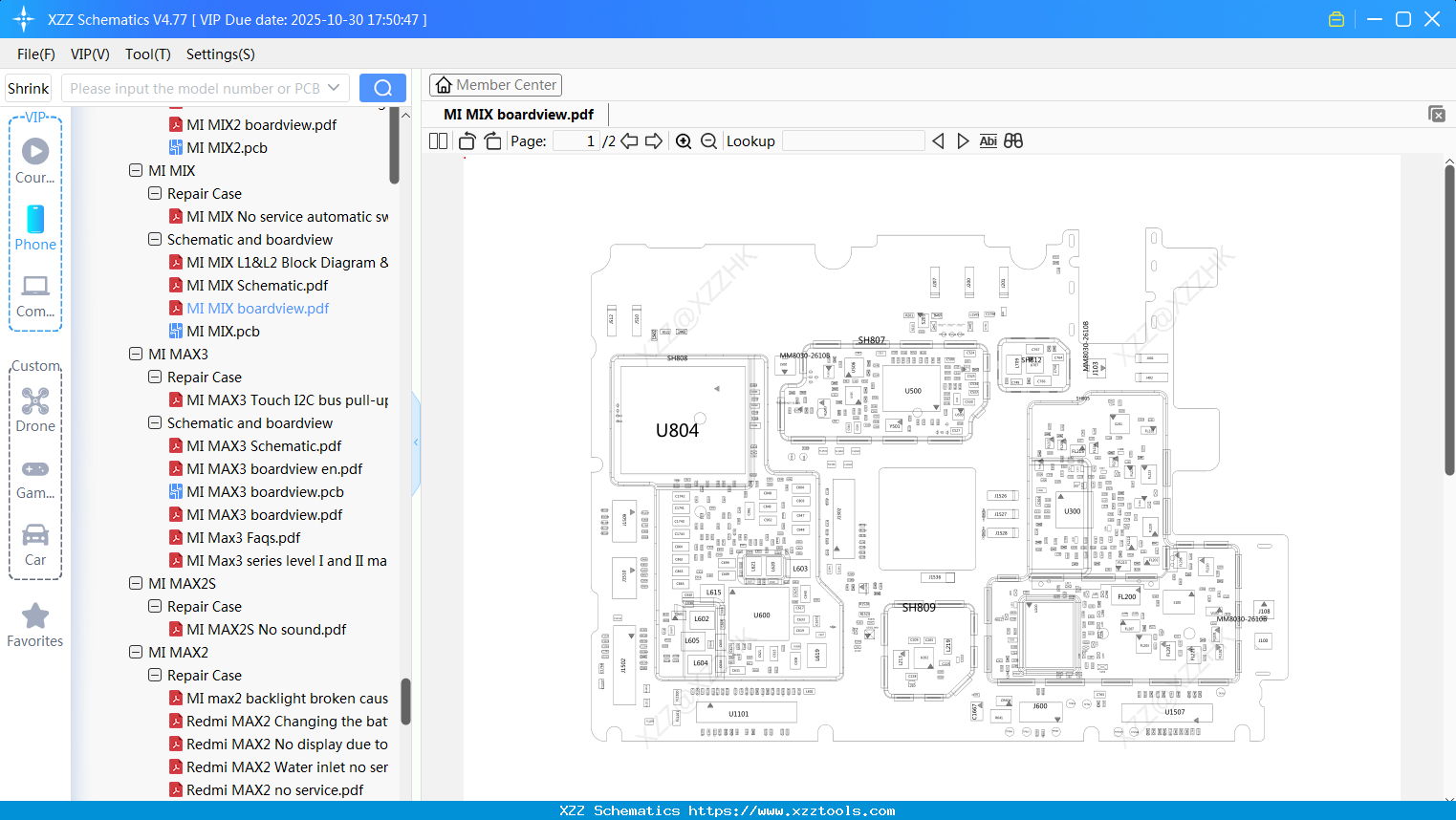 Xiaomi MI MIX Boardview